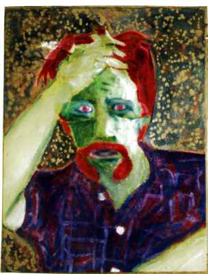 'Self-portrait with Hidden Boggles (view from front)'